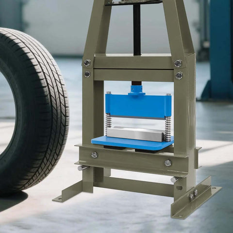 Heavy-Duty 12 To 20 Ton Press Brake Attachment on shop press, enabling 90 degree bends in steel and aluminum, easy installation