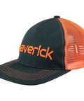Side view of Extra Venting Bump Cap With Baseball Cap Style Head Protection Lightweight And Breathable Orange For Men And Women Safe Hard Hat Alternative With Airflow