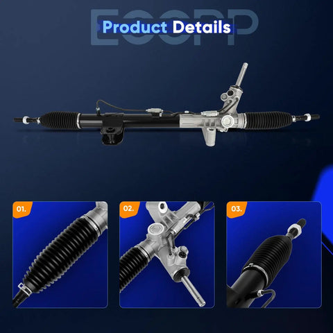 Hydraulic Power Steering Rack And Pinion Assembly Direct Fit For Dodge Durango 2011 To 2015 3.6L 3.0L 5.7L And Jeep Grand Cherokee