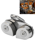 Marine Grade 316 Stainless Steel Cam Cleat For 3 To 15mm Ropes, Beefy Hold Rope Cleat For Sailboats, Kayaks, Canoes, Dinghies, Weatherproof With High Load And Progressive Cam Tooth Design shown in a side view.