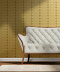 Premium Modern Brown Geometric Gold Metallic Wallpaper With A Hella Chic Fibrous Texture And Fire Resistant Eco Finish For Top Tier Indoor Home Decor Refresh in a stylish setting.