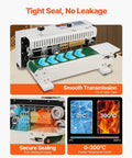 FR-900 Continuous Band Sealer, Automatic Horizontal Sealing Machine 110V with temperature control and smooth transmission