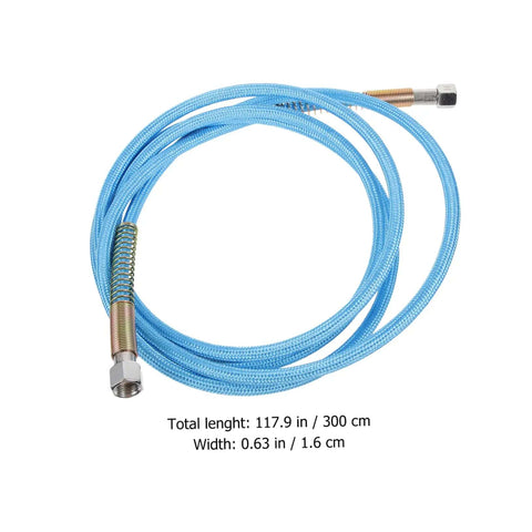 High Temperature PTFE Steam Hose For Irons And Steam Cleaners Lightweight And Easy Install Replacement Flexible Durable Hose With Wide Fittings