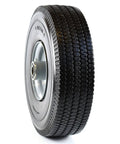 Heavy Duty Solid Rubber Flat Free Tubeless Hand Truck Tire Wheel For Carts And Dollies, A Real Workhorse, 10 x 3.5 Inches