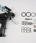 Heavy Duty Polyurethane Foam Spray Gun With Air Purge Self Cleaning Pu Foaming Tool Cast Iron Frame with various O-rings.