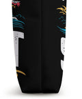 Side view of Dragon Boat Racing Paddler Tote Bag for Dragonboating Fans and Team Members Unisex Gear showing design details.