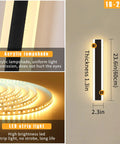 Four Direction Black Acrylic Outdoor Wall Light With 3000K Warm Glow, IP65 Waterproof Exterior Porch Sconce dimensions and features