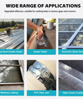 Heavy Duty Waterproof Butyl Sealing Tape With Aluminum Foil Backing applications on roofs, gutters, and joints.