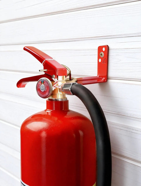 4 Pack Fire Extinguisher Wall Mount Kit With Heavy Duty Bracket And Hook No Fuss Securely Mount Standard Fire Extinguishers In Any Spot