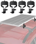 Crab Mounting Kit For Solar Panels On Cars With Cross Bars And Roof Racks Clamps That Fit Most Luggage Racks Without Drilling