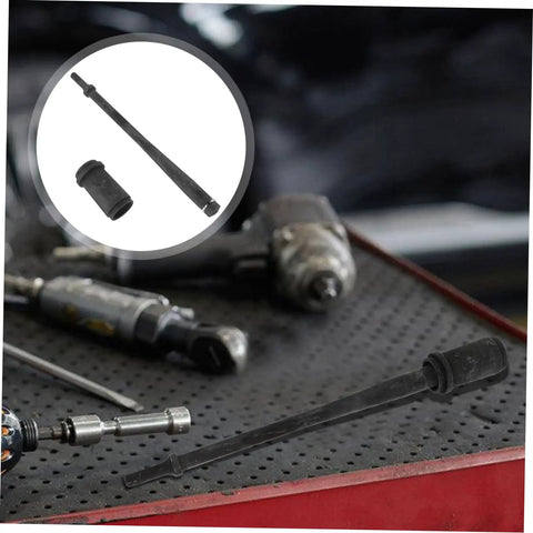 Short Anchor Pin Bushing Kit For Trucks And Trailers With Removal Tool Steel Anchor Pin Adapter on workshop bench.