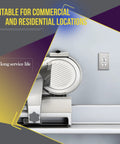10 Pack Duplex Wall Outlet 15 Amp Electrical Receptacle White Durable Polycarbonate Thermoplastic Body With Impact Resistant Cover Great For Homes Apartments Condos And Commercial Settings In Offices Hotels And Restaurants, wall outlet installed in commercial and residential setting