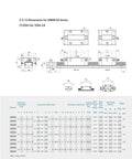 Technical dimensions for EGH20SA Linear Block Carriage And Guide Rail System For Precision Motion High Speed And High Load Rigidity