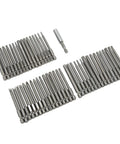 Super Cool Extra Long Security Bit Set With Magnetic Screwdriver Bits For Deep Reach Repair Jobs Including Hex Torx Star Clutch Spline And Triwing Tools To Fix Cars And Appliances With Easy Grip Access, 50-piece steel set