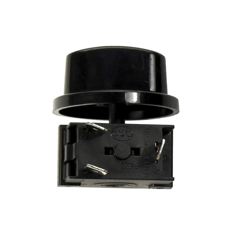 Heavy Duty Rotary Switch With Four Positions And Three Speeds For 120 To 250V AC, 15A Fan Heater Speed Selector, UL Listed, Durable Knob Control Built To Last And Easy Install For Home DIY Projects And Small Appliances, black