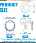 Dimensions of Pool Cleaner Rebuild Kit With 8 Wheel Bearings, 4 Screws, 4 Washers Replacement Parts For Polaris 280 And 180