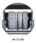 Heavy Duty Self Inking Date Stamp For Office Documents Legal Papers And Corporate Mail Featuring Bold Saturation Marks And A Flexible Ten Year Setting showing date dial set to JAN 20 2029.