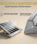 Heavy Duty Rock Solid Louvered Access Panel For Drywall Stainless Steel Inspection Door showing airflow vents and water resistance.