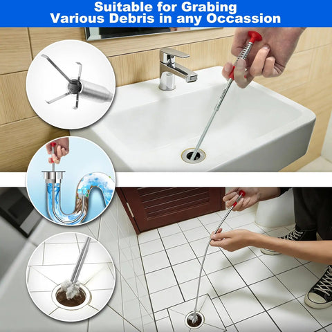 4 In 1 Magnetic Pickup Tool Set With Extendable Grabber And Flexible Claw 8 Lb Heavy Duty Magnet Bendable Spring Magnet Stick For Car Repair Garage Workshop And Home Use