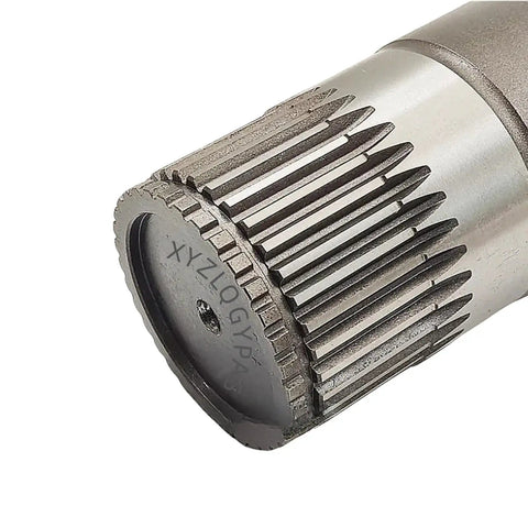 Badass Heavy Duty Shaft Pinion 1484636 showing fine teeth and smooth finish for snow removal UTV and excavator use.