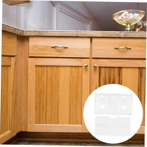 100 Piece Plastic Corner Braces And Shelf Gusset Brackets With Slick Fit For Cabinet Assembly Using 90 Degree Right Angle Support Pins For No Sweat Setup And Rock Solid Furniture Holdings