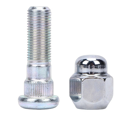 Heavy-Duty Wheel Lug Stud Nut Set High-Strength Steel Replacement Kit Perfect For Subaru Impreza Legacy Crosstrek Ascent Tribeca 2006-to-2025 With 48mm 5-Lug Bolts Pro Grade OEM Swap And Easy Install