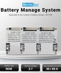 Built Damn Tough 18650 And 21700 Lithium Battery Management Board 6S To 10S with three BMS modules on display for E-Bikes.