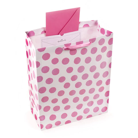 Extra Large Gift Bag With Tissue Paper In Pink Polka Dots And Bow For Birthdays Easter Baby Showers Bridal Showers And Any Occasion Big Ol Gift Bag For Effortless Gifting