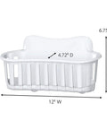 Under Sink Cabinet Caddy With No Tools Needed Holds Up To Seven And A Half Pounds Damage Free Hanging, dimensions 12W x 6.75L x 4.72D