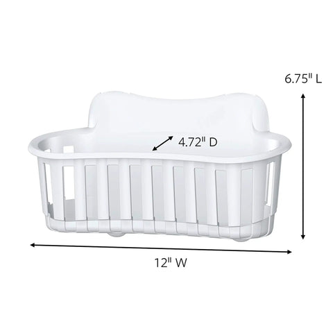 Under Sink Cabinet Caddy With No Tools Needed Holds Up To Seven And A Half Pounds Damage Free Hanging, dimensions 12W x 6.75L x 4.72D