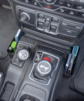 Center Console Gear Shift Organizer Tray For Jeep Wrangler JL JLU 2018 To 2025 And Gladiator JT 2020 To 2025 installed view