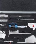 13 Piece Welding Gauge Tool Kit With Carry Case Includes 0 To 150mm Ruler Fillet Welding Gauge Micrometer And Inspection Mirror