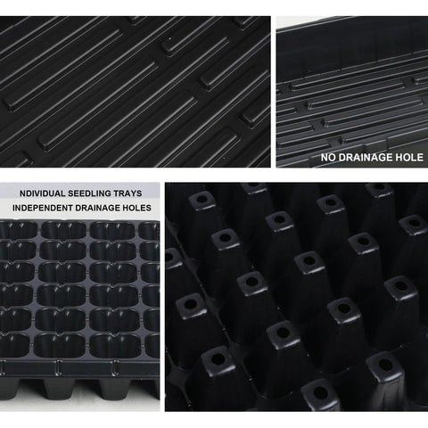 20 Pack Seed Starter Tray Set With 10 1020 Trays And 10 72 Cell Plug Trays Thick Durable Plastic Propagation Trays For Seedlings Microgreens Fodder Plants Garden Nursery Kit With Labels And Tools