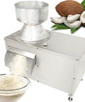 Heavy Duty Coconut Grinder Machine 500 Kg Per Hour For Commercial Use Pulper Pulverizer Cassava Potato Sweet Potato Root Veg Grinder With Stainless Steel Hopper 110V