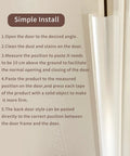 Installation instructions for Totally Pinch Proof Door Guard And Protector Set For Kids Smart Rubber Hinge Stopper.