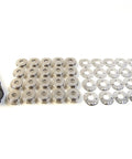 Top Shelf Lift The Dot Fastener Socket And Clinch Plate Set Comes With A Heavy Duty Hand Held Punch Tool For Marine Grade Nickel Brass Hardware, featuring punch tool and fasteners.