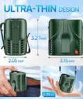 Hands Free Waist And Neck Fan With 14000 RPM Brushless Motor dimensions and lightweight design