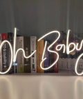 Neon Sign For Wall Decor With Dimmable Brightness And Reusable Light Up Message For Baby Shower, Birthday Party, And Wedding Vibe