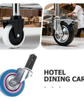 4 Inch Silent Swivel Trolley Wheels Built To Haul Heavy Duty Furniture Casters Wear Resistant Stainless Steel And Plastic