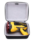 Protective Carry Case for Stanley FatMax SL10LEDS 2200 Lumen LED Spotlight with yellow flashlight inside