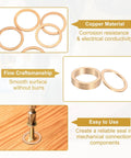 Hardcore Copper Crusher Washers For M22 Bolts And Sump Plugs in copper material, showcasing corrosion resistance and smooth surface.