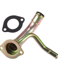 Built Tough Direct Swap Engine Coolant Thermostat Housing And Water Pump Outlet Tube For Ford Ranger 2.3L 1992 To 1994 Oe F2tz8592aa bronze metal finish with gasket.