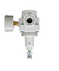 SAR400T-N04BG 1/2 Inch NPT Compressed Air Regulator With T Handle, Gauge And Bracket, Relieving Knob Control, 0-150 PSI