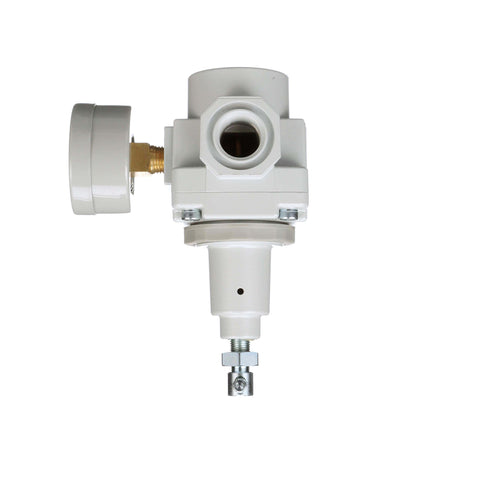 SAR400T-N04BG 1/2 Inch NPT Compressed Air Regulator With T Handle, Gauge And Bracket, Relieving Knob Control, 0-150 PSI