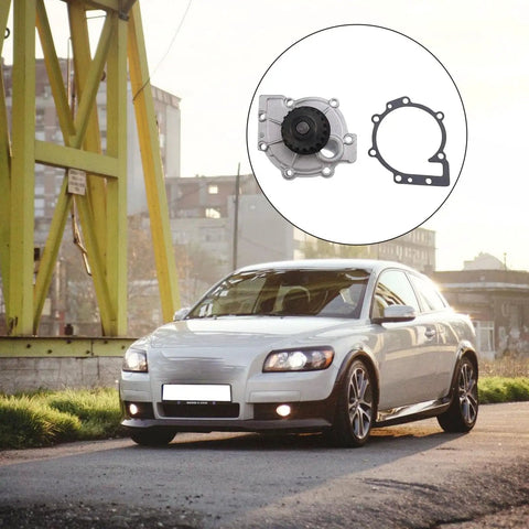 High Performance Engine Coolant Water Pump For Volvo C70 XC70 S70 Models 30684432 30751700 Reliable Metal Durability Keeps Temps Cool Smooth Daily Drive