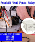 35A 230V Well Pump Relay For Auto Panel Mount Control Box 5-15HP Fit For Franklin Units, white relay wired in control box