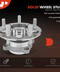 Two Pack Rear Wheel Bearing And Hub Assembly Five Lug For Acura RDX 2013 To 2018 And Honda CR-V 2012 To 2016 FWD Only beefy replacement