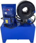 Electric Hydraulic Hose Crimper Machine 0.2 To 4 Inch Cap With 14 Dies For High Pressure Tubing Tool for construction use.