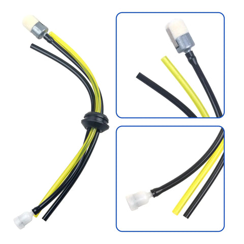2 Pack Repower Fuel Line Kit For Trimmers And Brushcutters With Plug And Play Tank Grommets, Fuel Filter, And Vent Compatible With SRM-225