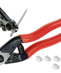 Beefy Heavy Duty Wire Rope Cutter For One Eighth Inch To Five Thirty Second Inch Cables Stainless Steel Aircraft Grade CR12